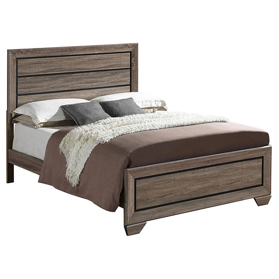 Kauffman - Transitional High Headboard Panel Bed Bedroom Set - Image 13