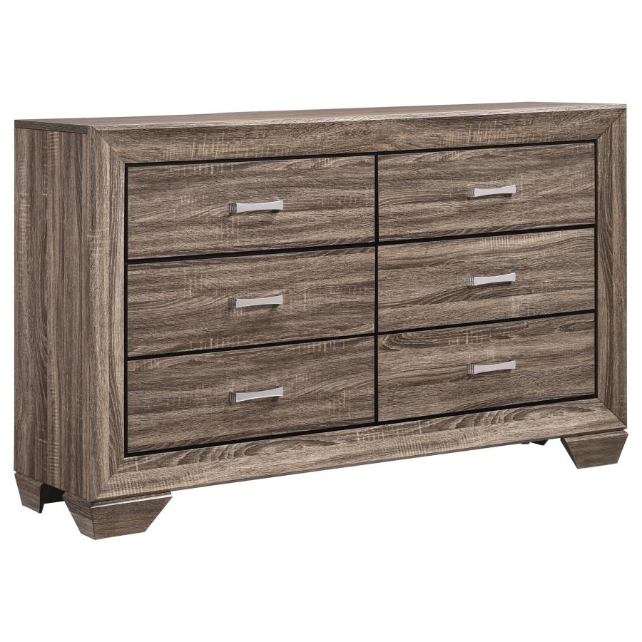Kauffman - Transitional High Headboard Panel Bed Bedroom Set - Image 39
