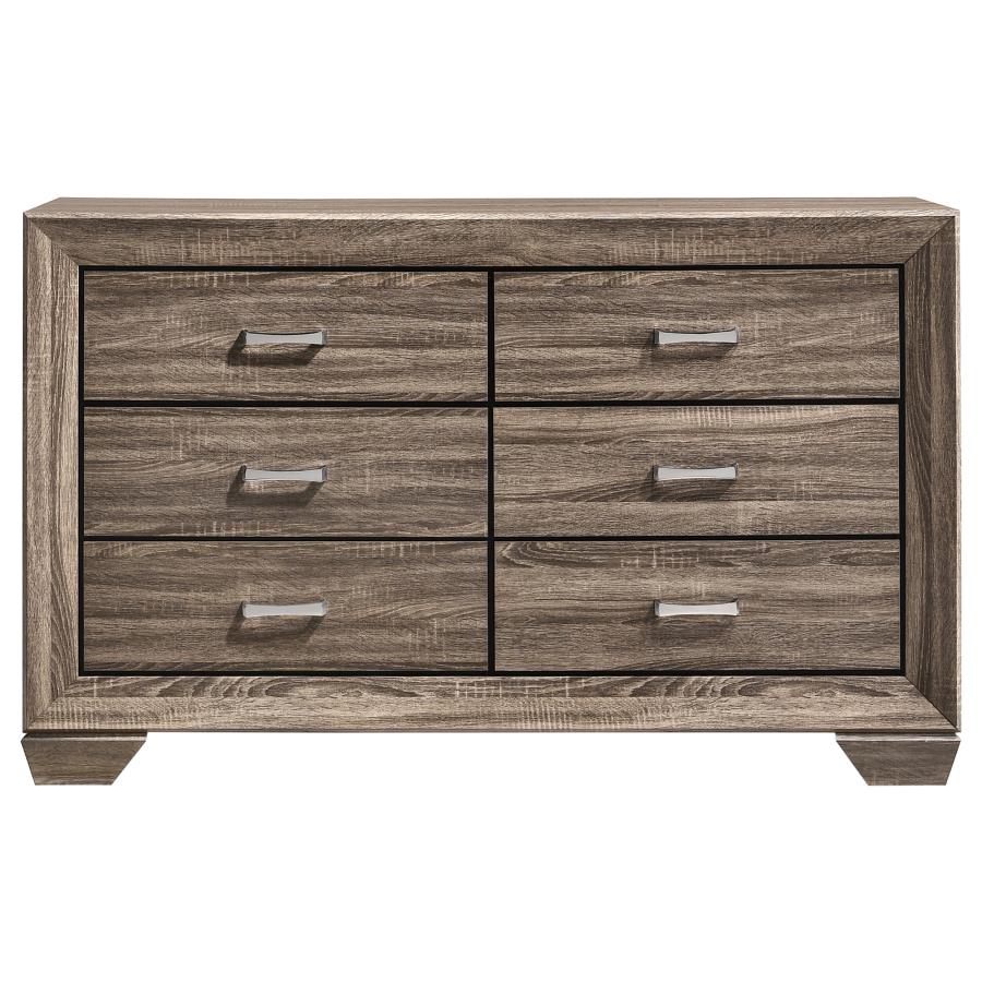Kauffman - Transitional High Headboard Panel Bed Bedroom Set - Image 46