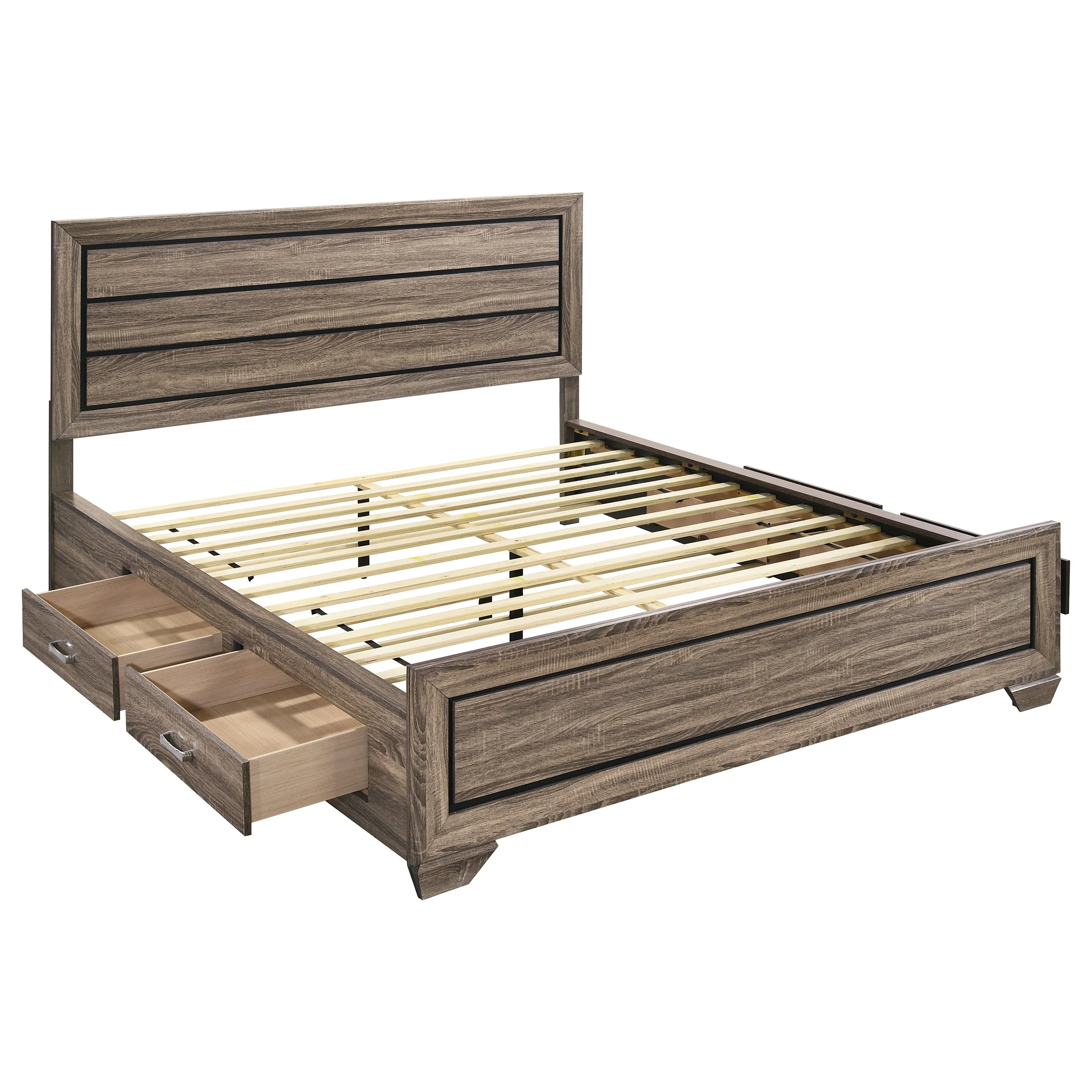 Kauffman - Wood Storage Panel Bed - Image 88
