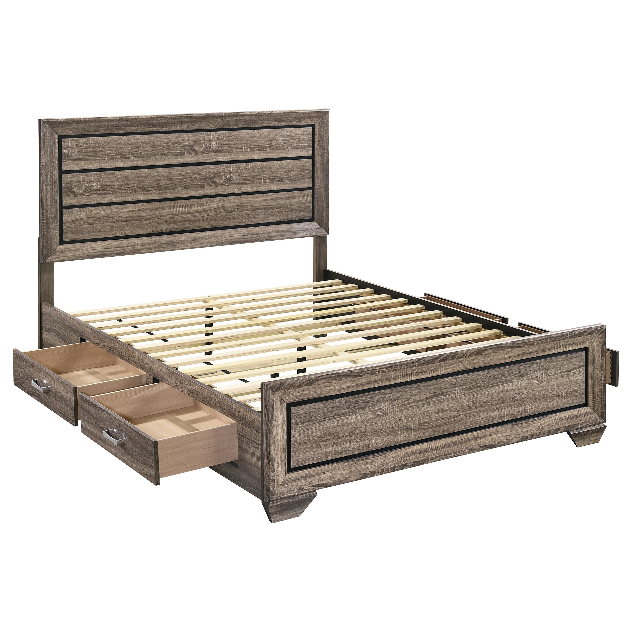 Kauffman - Wood Storage Panel Bed - Image 89