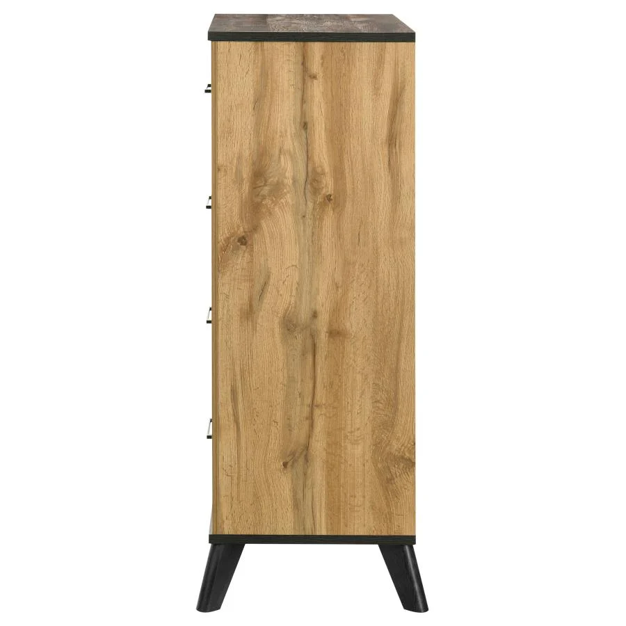 Kaywood - 4-Drawer Bedroom Chest Of Drawers - Natural Pine - Image 5