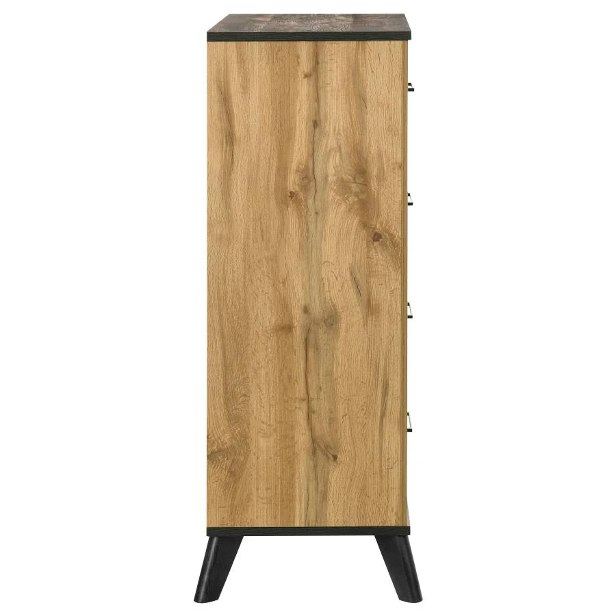 Kaywood - 4-Drawer Bedroom Chest Of Drawers - Natural Pine - Image 9