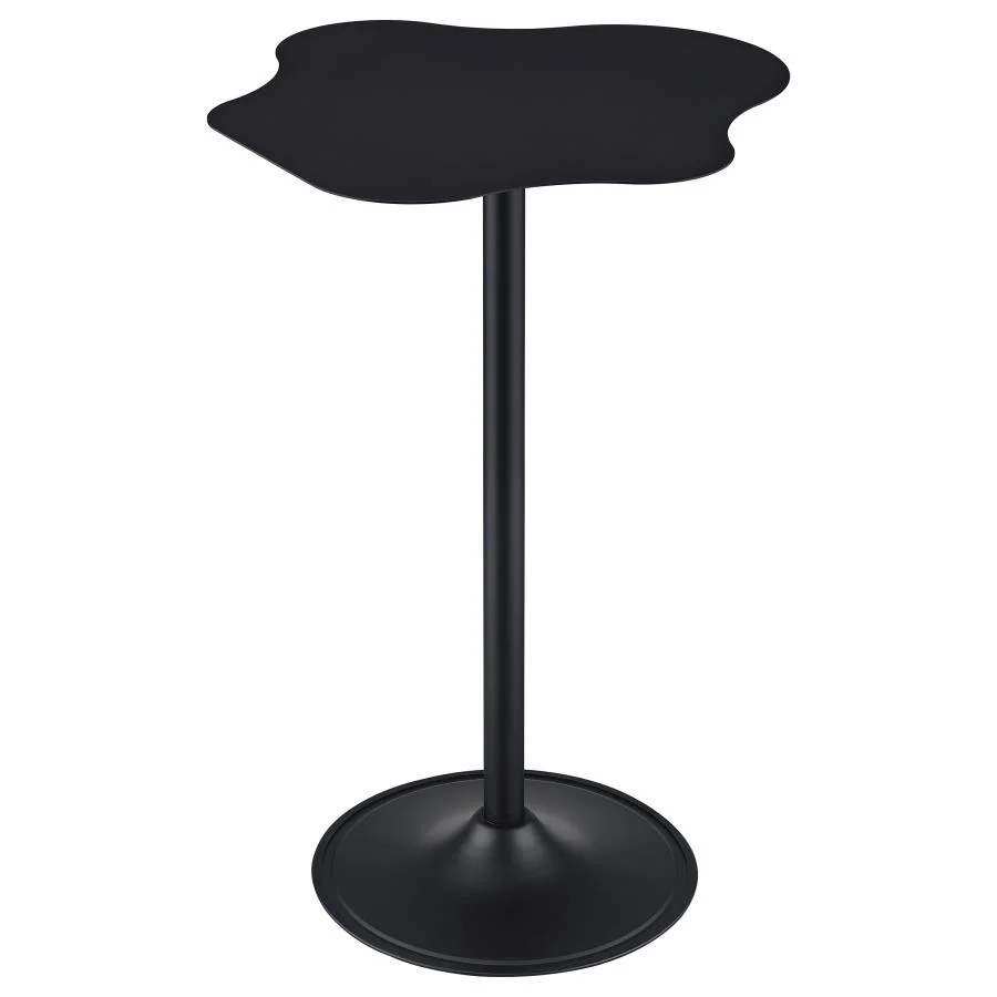 Keanu - Curved Cloud-Shaped Bistro Bar Table - Black - Image 4