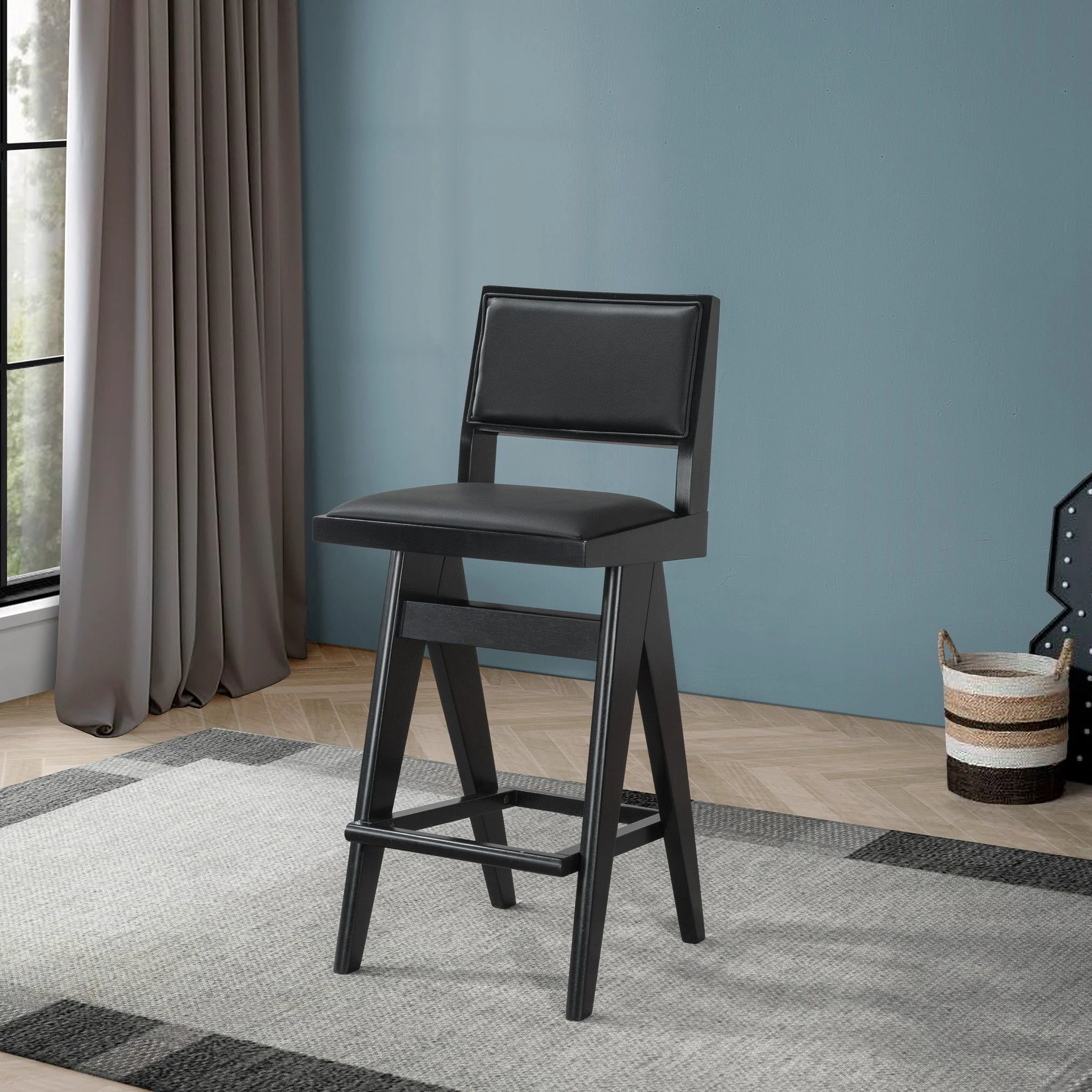 Keira - Bar Stool (Set of 2) - Black - Image 5