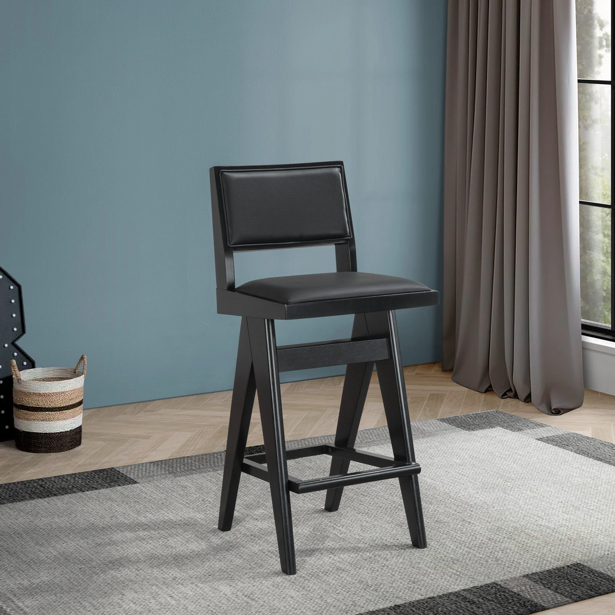 Keira - Bar Stool (Set of 2) - Black - Image 7