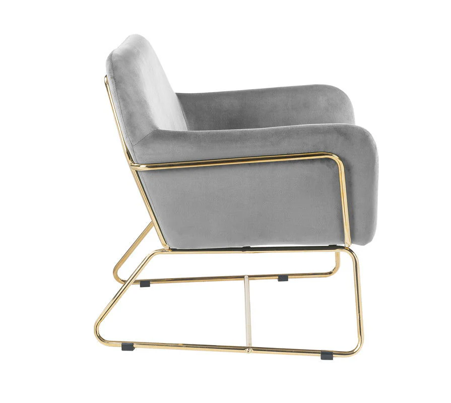 Keira - Accent Chair With Metal Base - Image 10