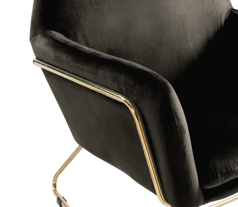 Keira - Accent Chair With Metal Base - Image 5