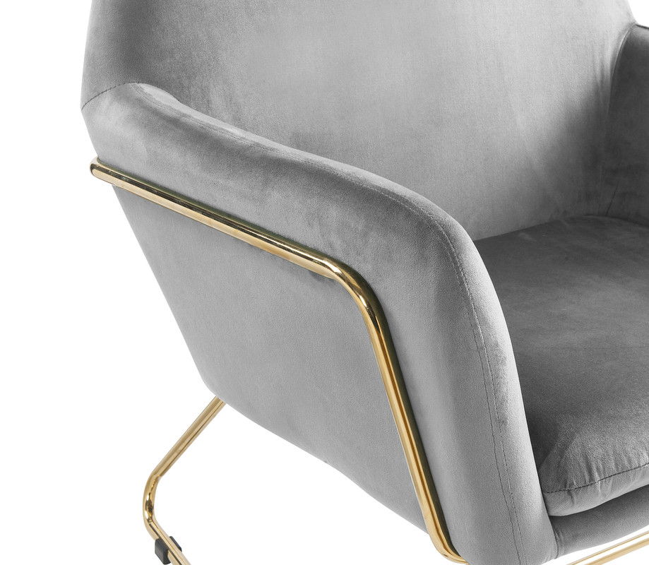 Keira - Accent Chair With Metal Base - Image 8