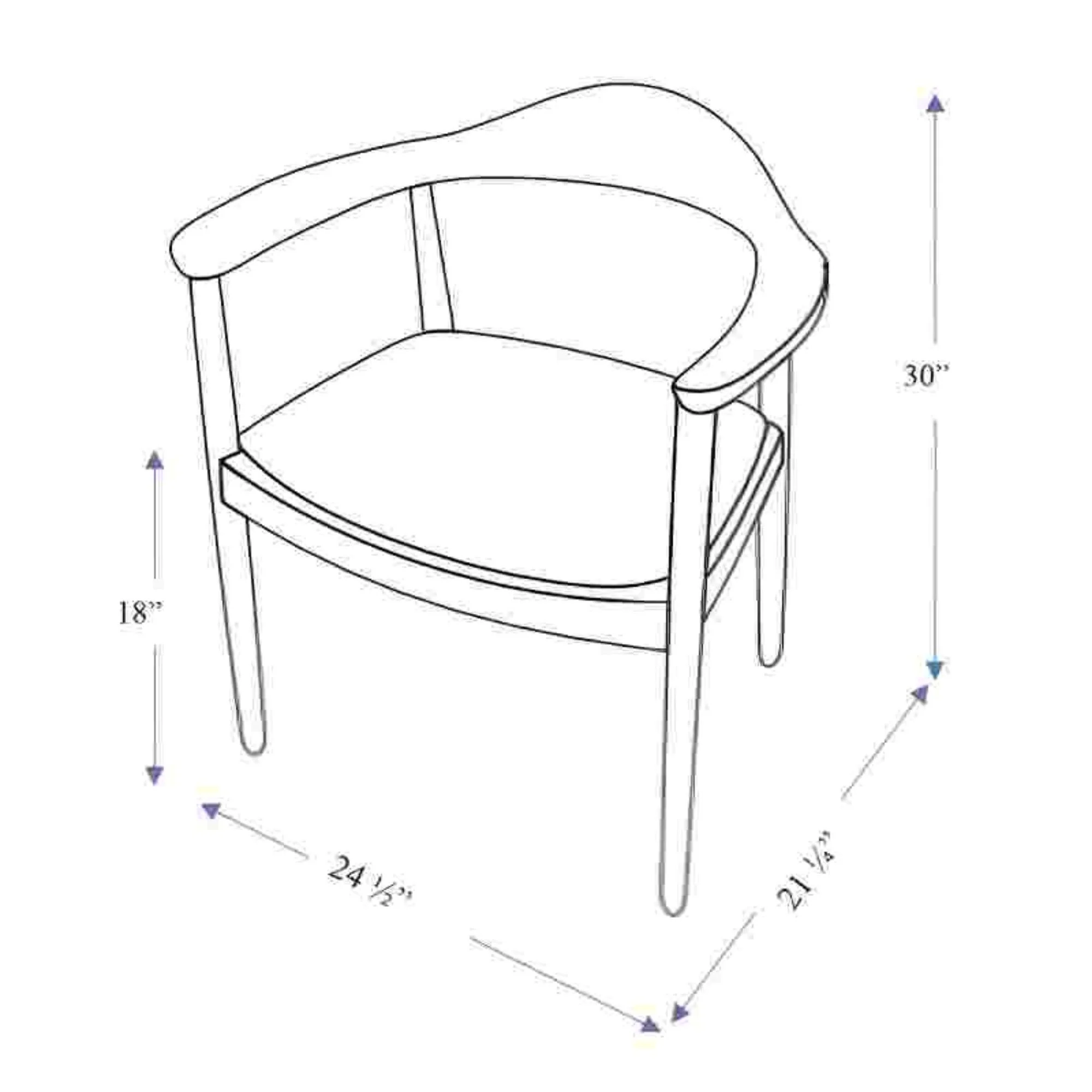 Kelly - Mid-Century Modern Dining Chair - Image 16