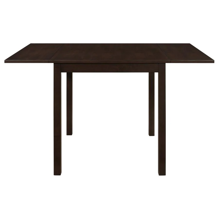 Kelso - 3 Piece Drop Leaf Dining Table Set - Cappuccino - Image 4