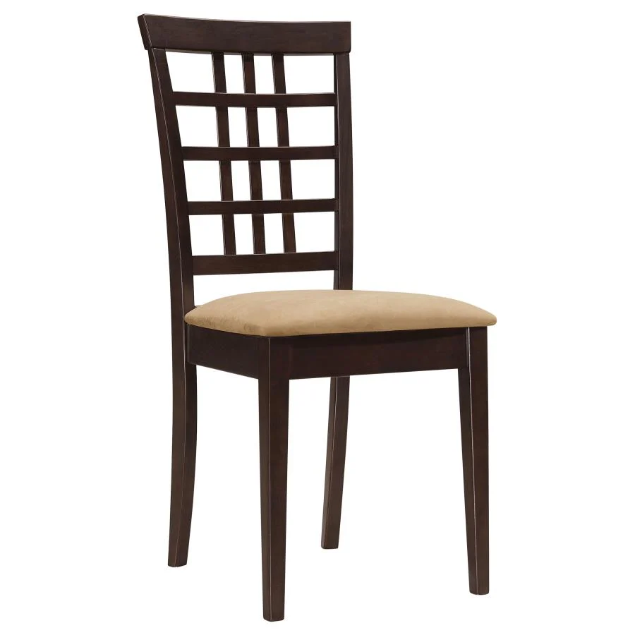 Kelso - 3 Piece Drop Leaf Dining Table Set - Cappuccino - Image 8