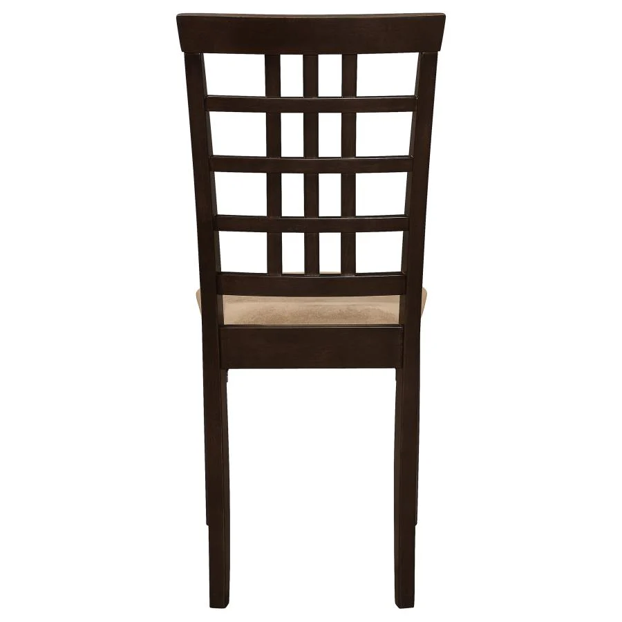 Kelso - Lattice Back Dining Side Chair (Set of 2) - Cappuccino - Image 7