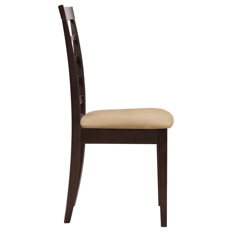 Kelso - Lattice Back Dining Side Chair (Set of 2) - Cappuccino - Image 9