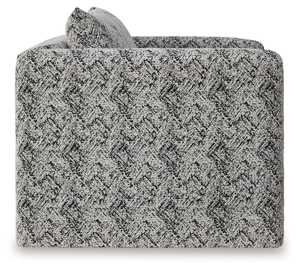 Kenbell - Accent Chair - Black / White - Image 6