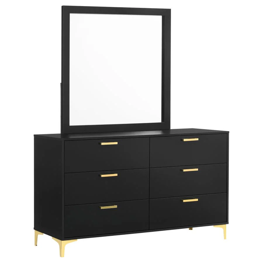 Kendall - 6-Drawer Dresser With Mirror - Image 2