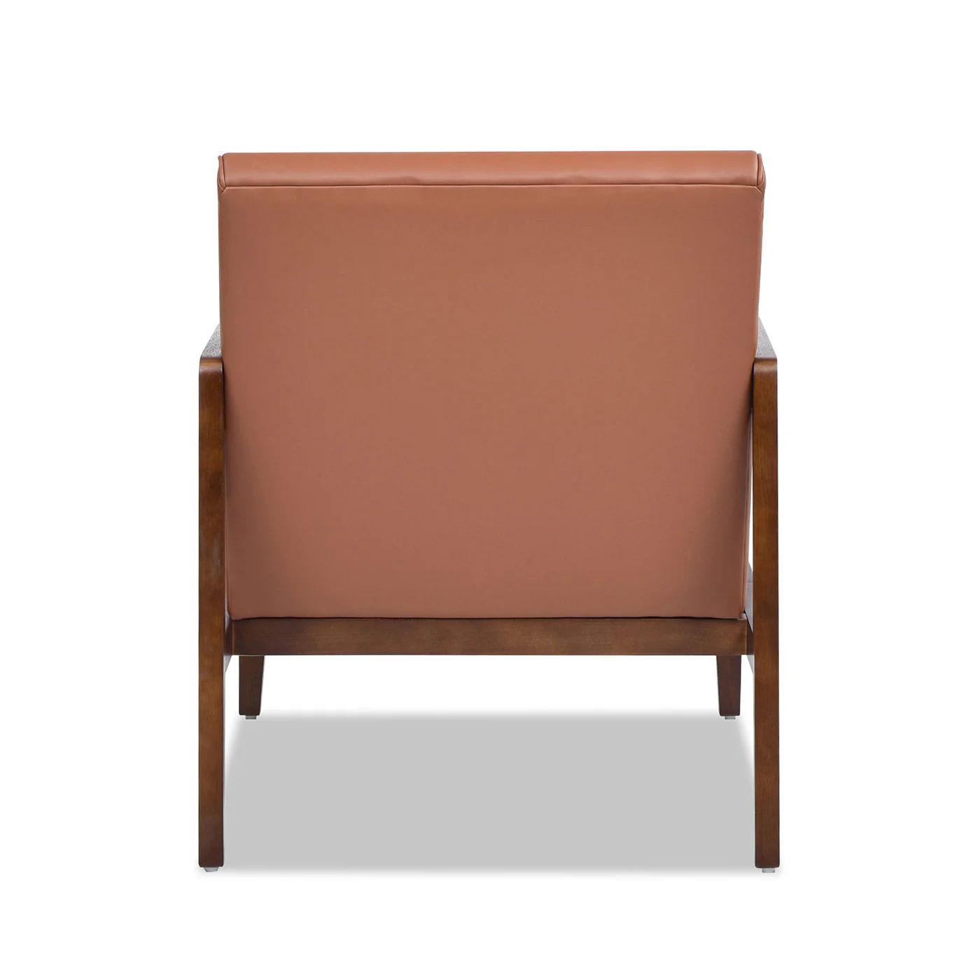 Kenneth - Modern Transitional Lounge Accent Chair - Brown - Image 5