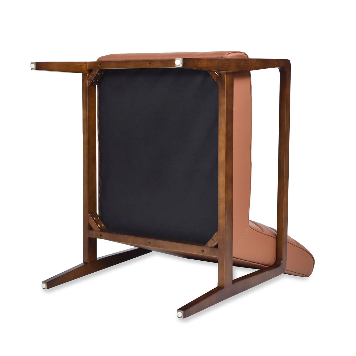 Kenneth - Modern Transitional Lounge Accent Chair - Brown - Image 7