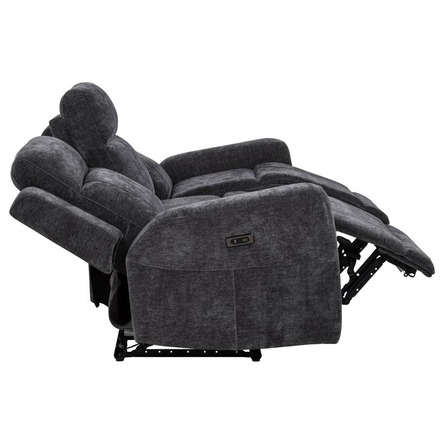 Kennett - Chenille Power Reclining Sofa Set - Image 23