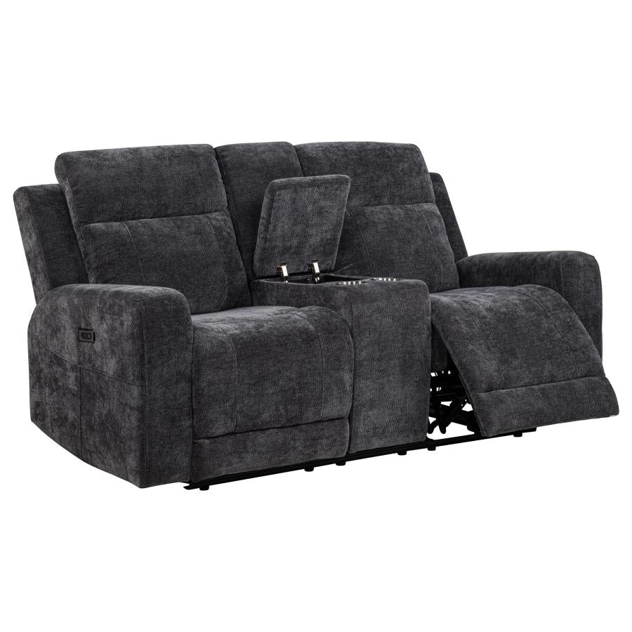 Kennett - Chenille Power Reclining Sofa Set - Image 31