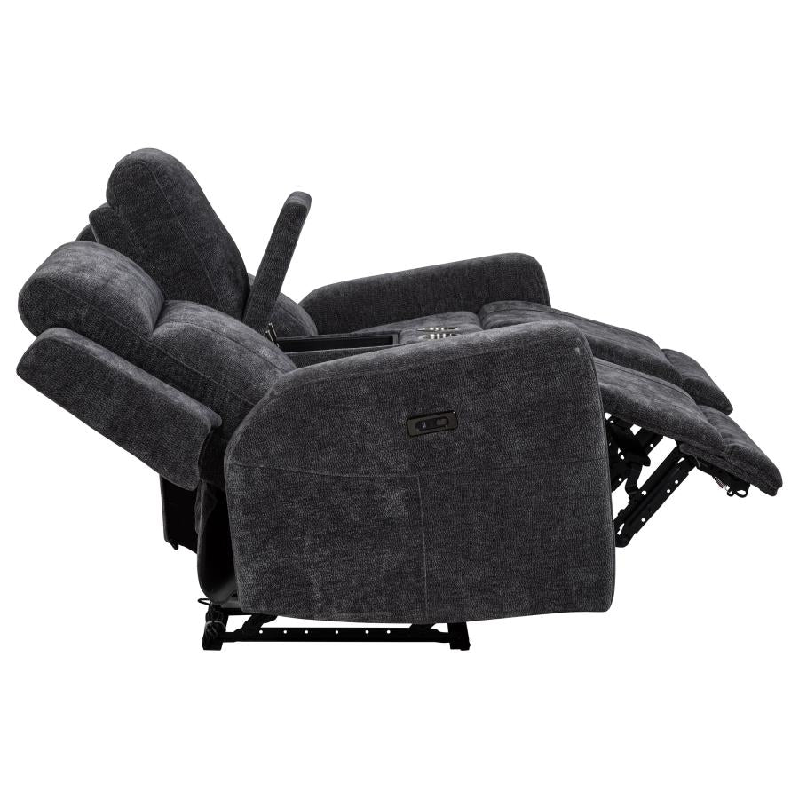Kennett - Chenille Power Reclining Sofa Set - Image 46