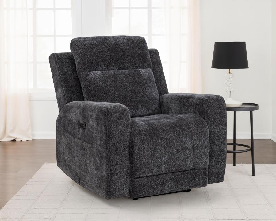 Kennett - Chenille Upholstered Power Recliner Chair - Image 3