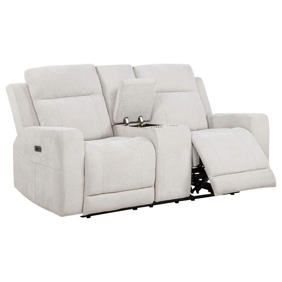 Kennett - Chenille Upholstered Power Reclining Loveseat