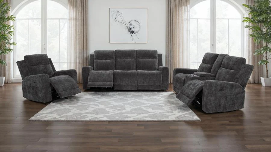 Kennett - Chenille Upholstered Power Reclining Loveseat - Image 28