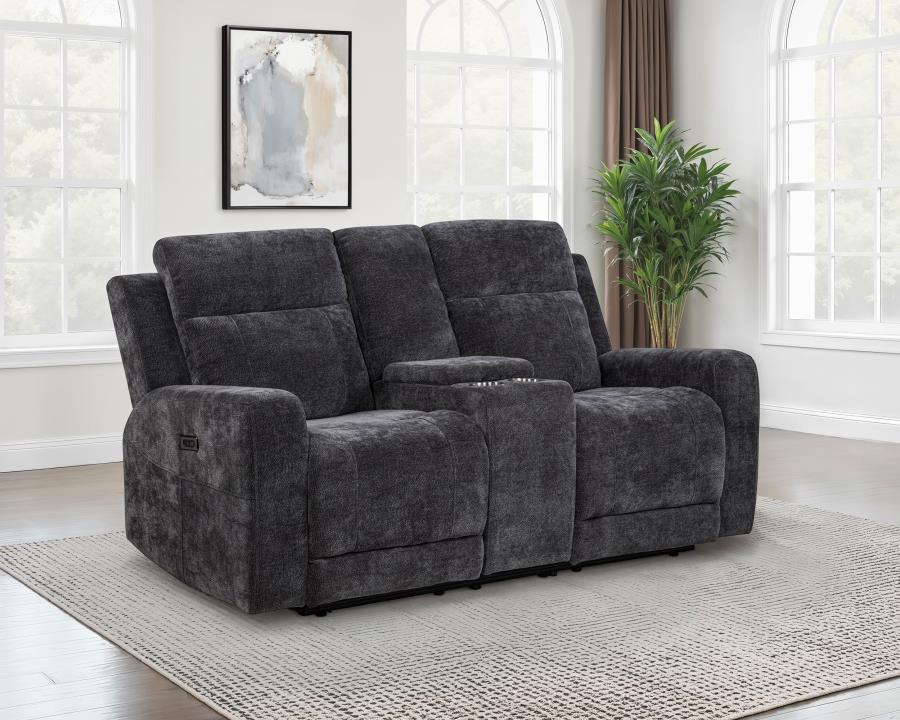 Kennett - Chenille Upholstered Power Reclining Loveseat - Image 4
