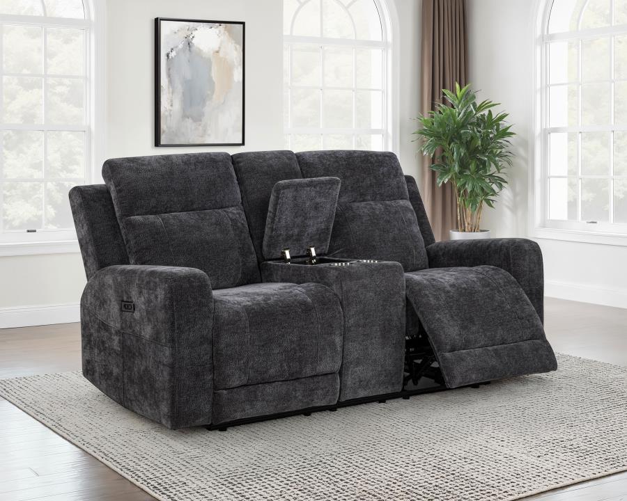 Kennett - Chenille Upholstered Power Reclining Loveseat - Image 6