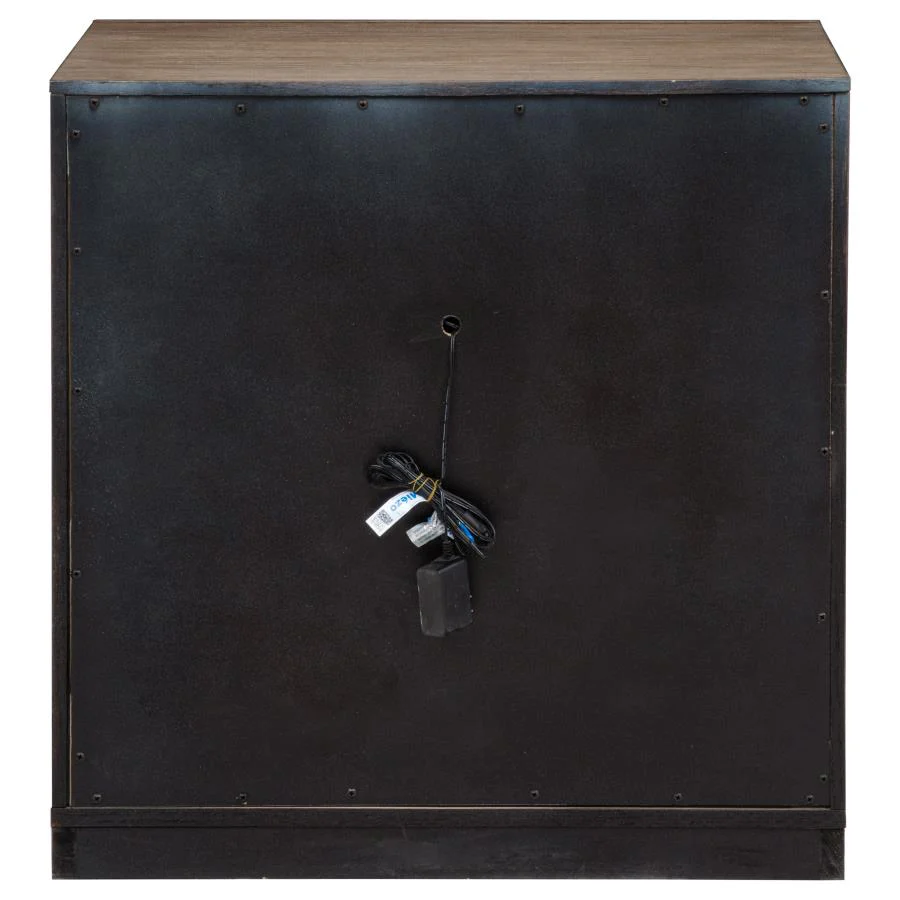 Kenora - 1-Drawer Nightstand Bedside Table - Barley Brown - Image 7
