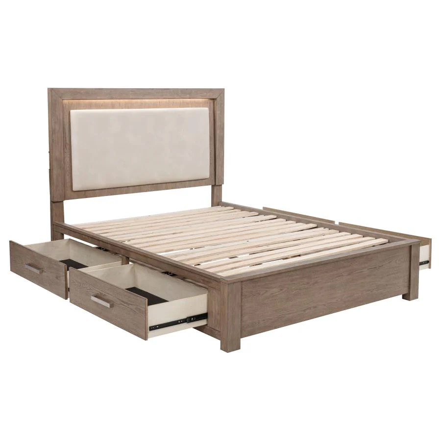 Kenora - LED Storage Bed - Image 3