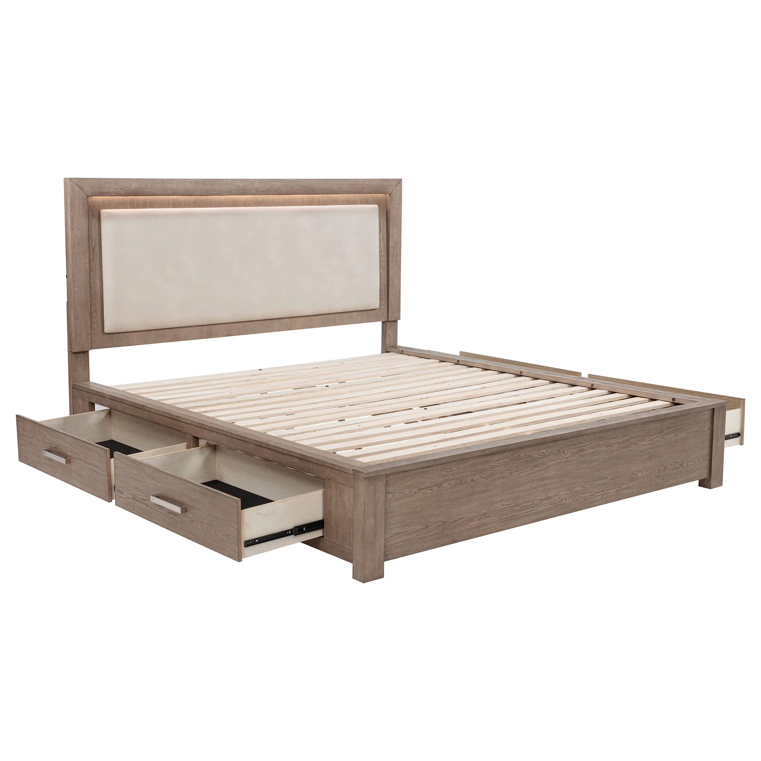 Kenora - LED Storage Bed - Image 46