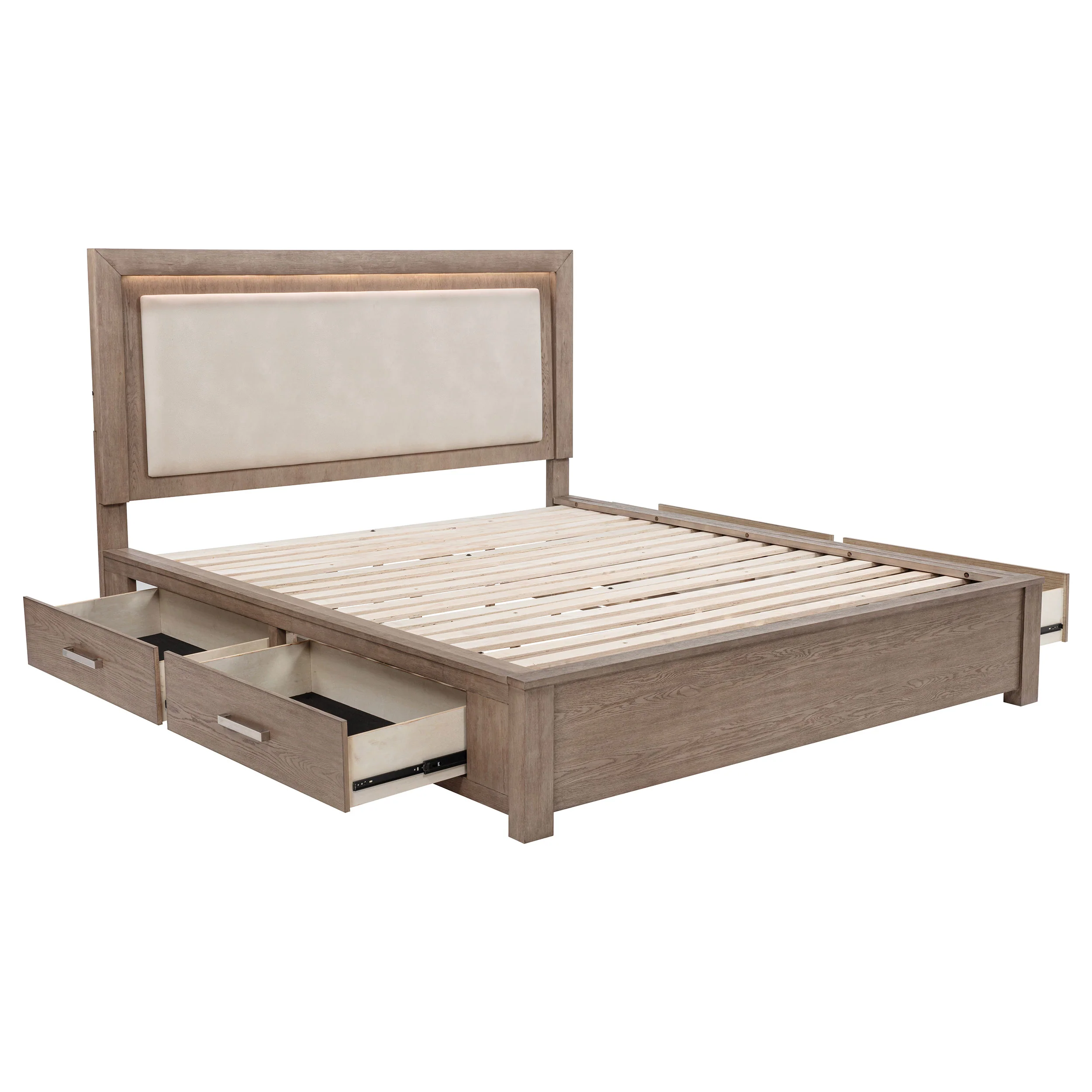 Kenora - LED Storage Bed - Image 47