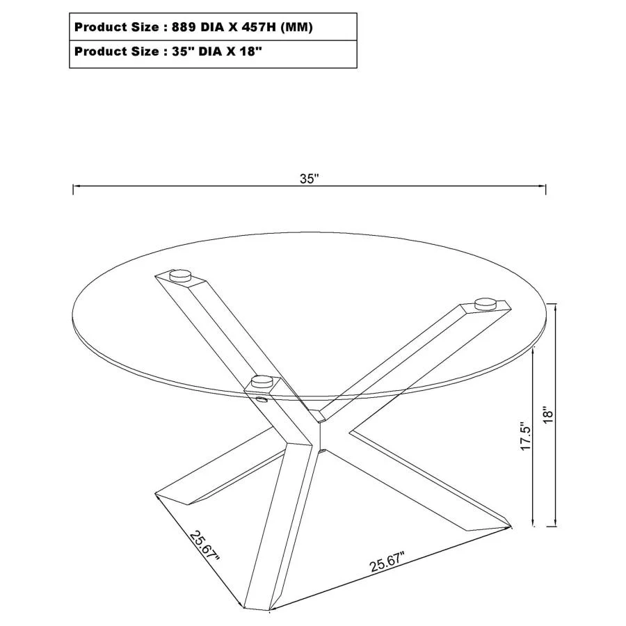 Kenzie - Round Coffee Table Set - Image 22