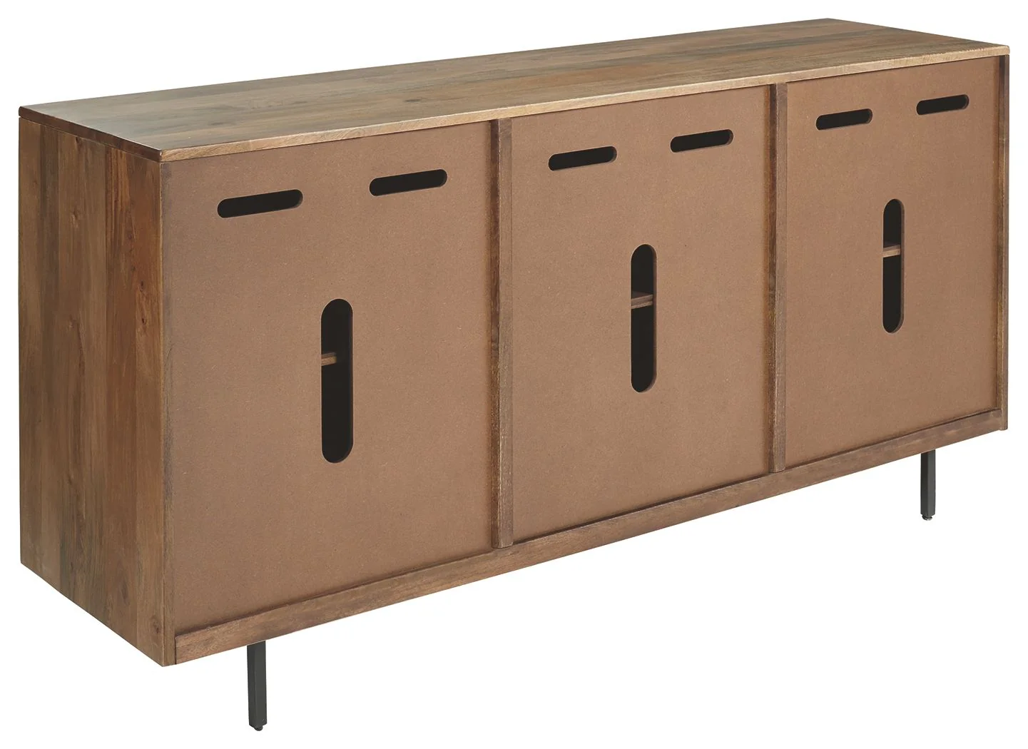 Kerrings - Accent Cabinet - Brown / Black / White - Image 11