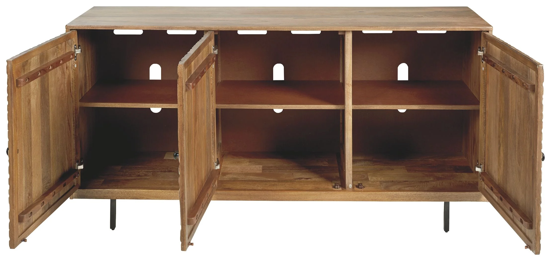 Kerrings - Accent Cabinet - Brown / Black / White - Image 3