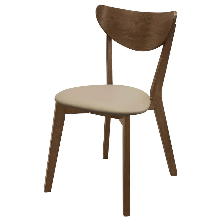 Kersey - Curved Wood Dining Side Chair (Set of 2) - Chestnut - Image 5