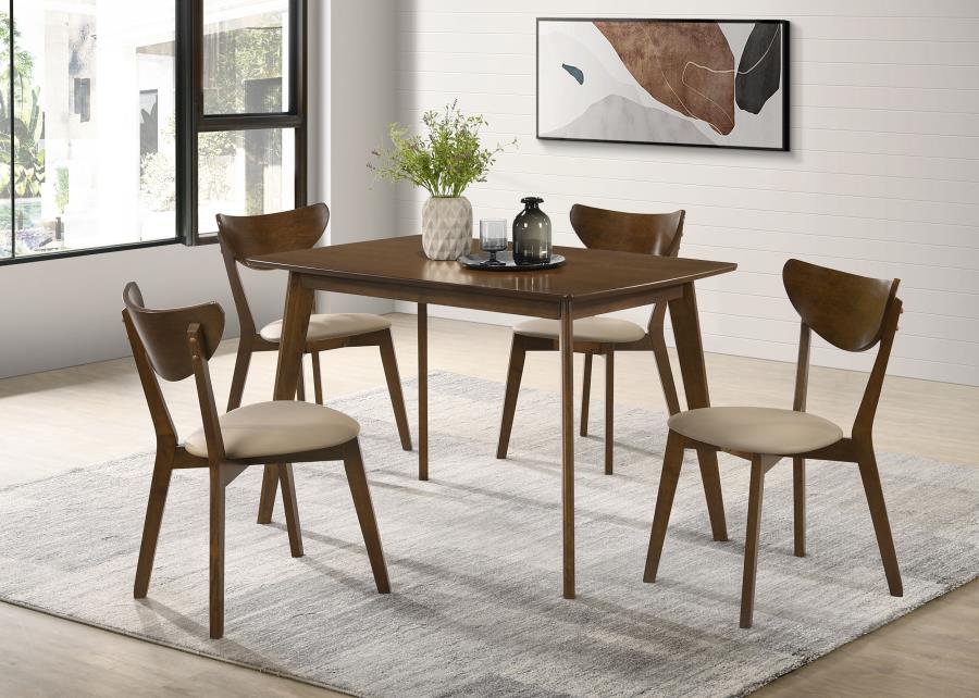 Kersey - Rectangular Wood Dining Table - Chestnut - Image 9