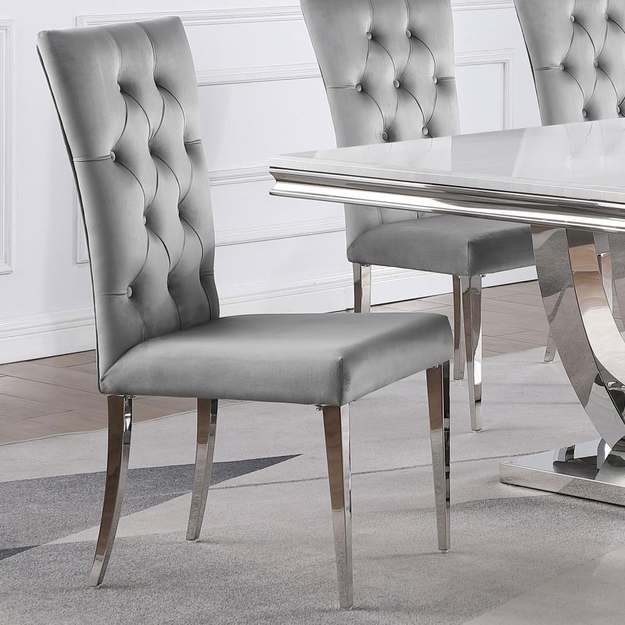 Kerwin - Velvet Upholstered Dining Side Chair (Set of 2) - Image 2