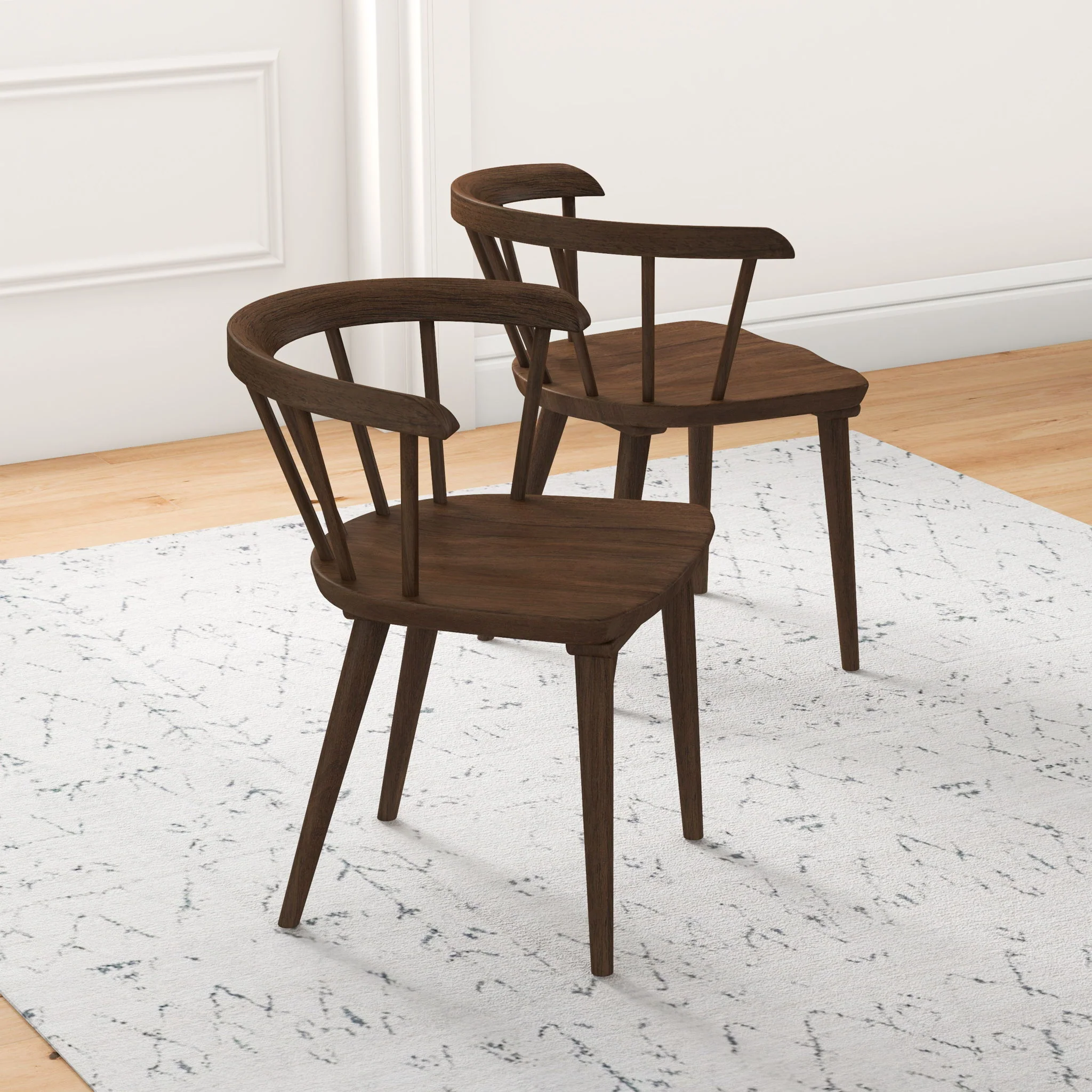 Kingsley - Dining Chair (Set of 2) - Brown - Image 6