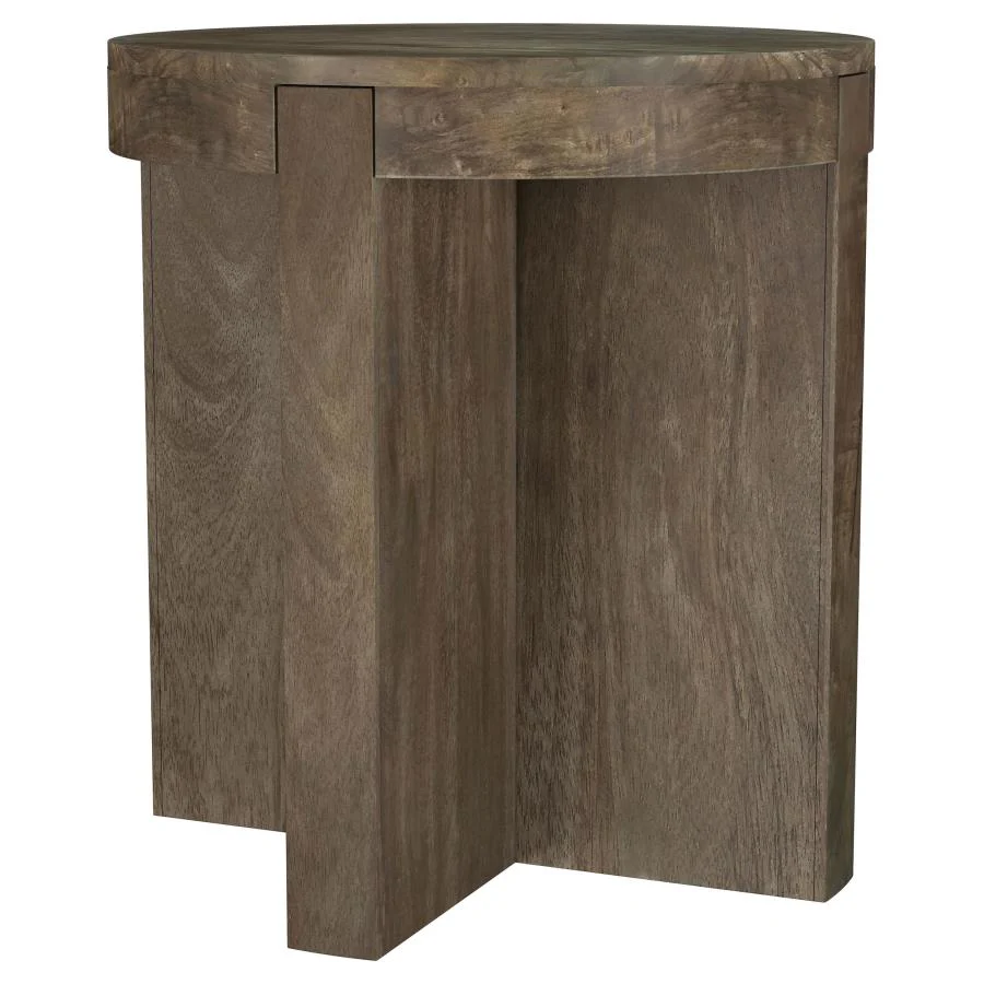 Kinkaid - Round Solid Mango Wood Table - Image 6