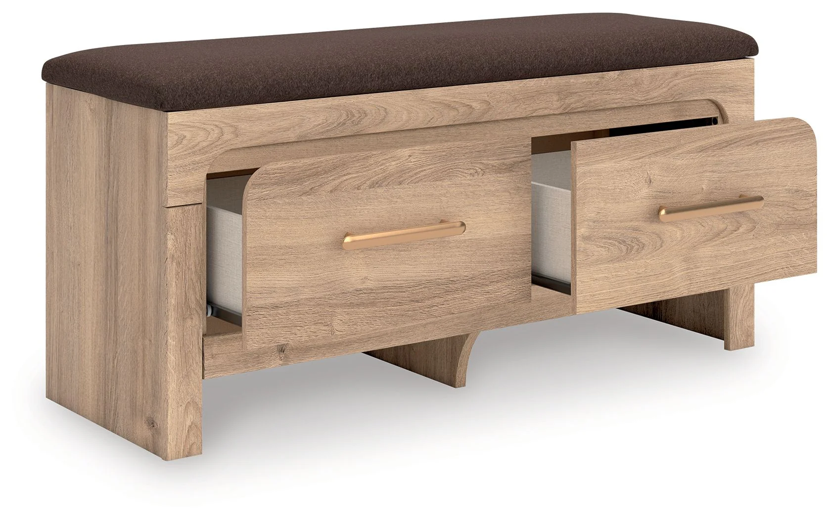 Kinlanni - Bedroom Upholstered Storage Bench - Tan / Brown - Image 8