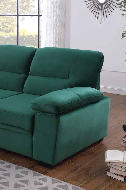 Kipling - Reversible Sleeper Sectional Sofa Chaise - Image 21
