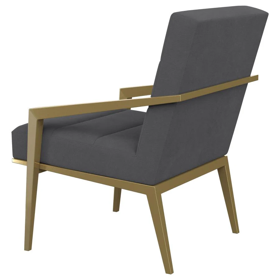 Kirra - Upholstered Metal Arm Accent Chair - Image 12