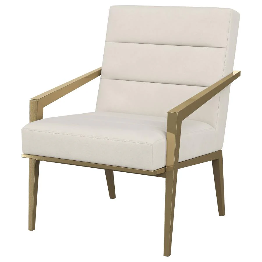 Kirra - Upholstered Metal Arm Accent Chair - Image 7