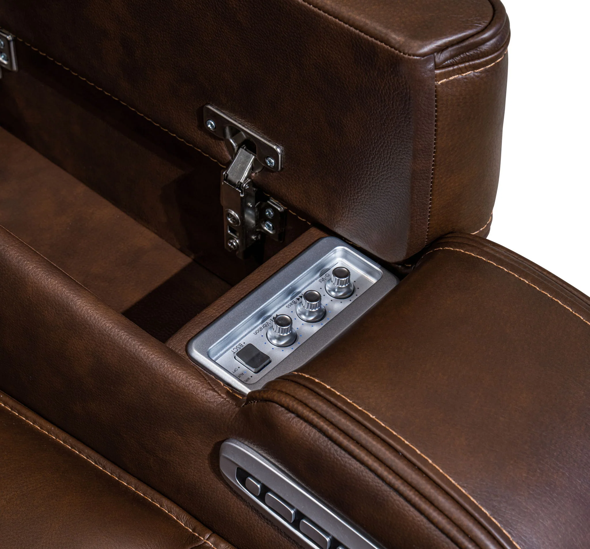 Knightington - Power Recliner With Audio Seating - Image 3
