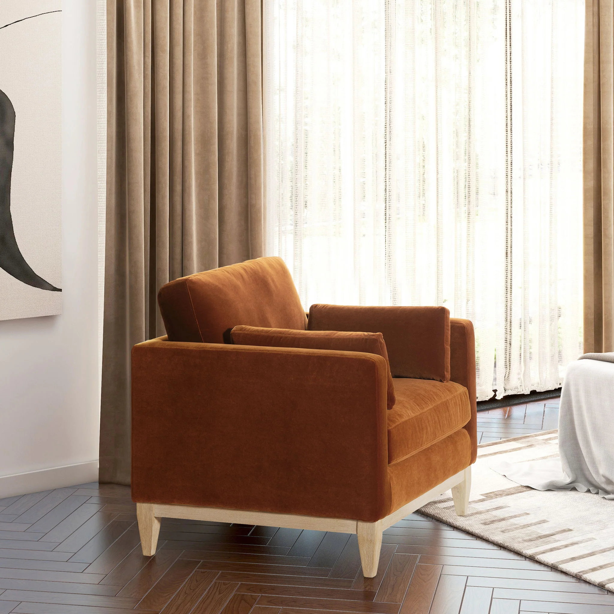 Knox - Modern Farmhouse Arm Chair - Image 2