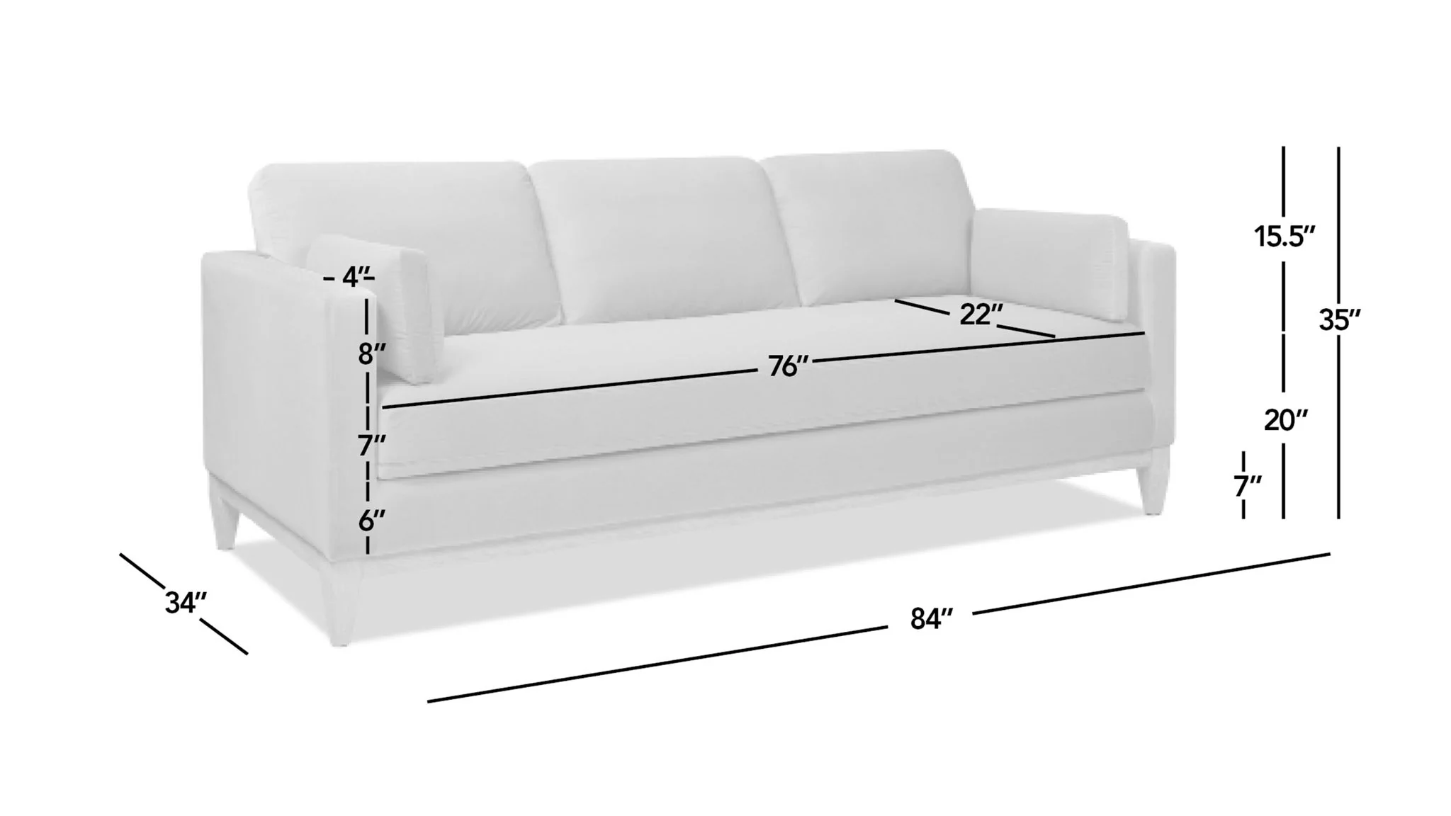 Knox - Modern Farmhouse Sofa - Image 56