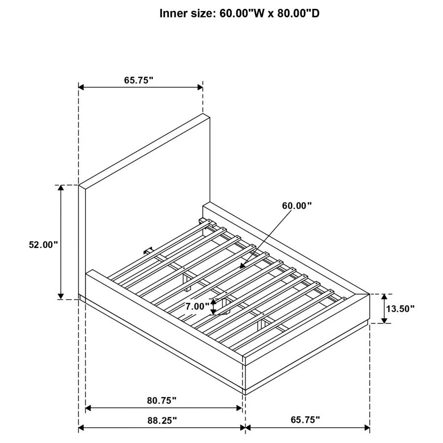 Knox - Upholstered Platform Bed - Image 14